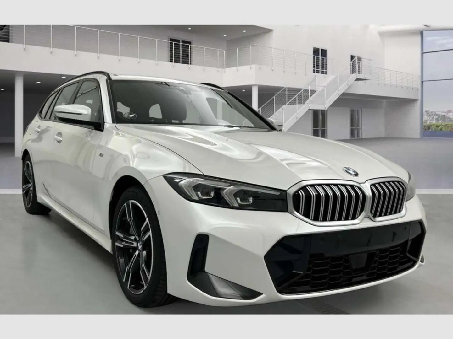 BMW 330 2.0 330I M-SPORT TOURING XDRIVE AUTO Blanc - 2