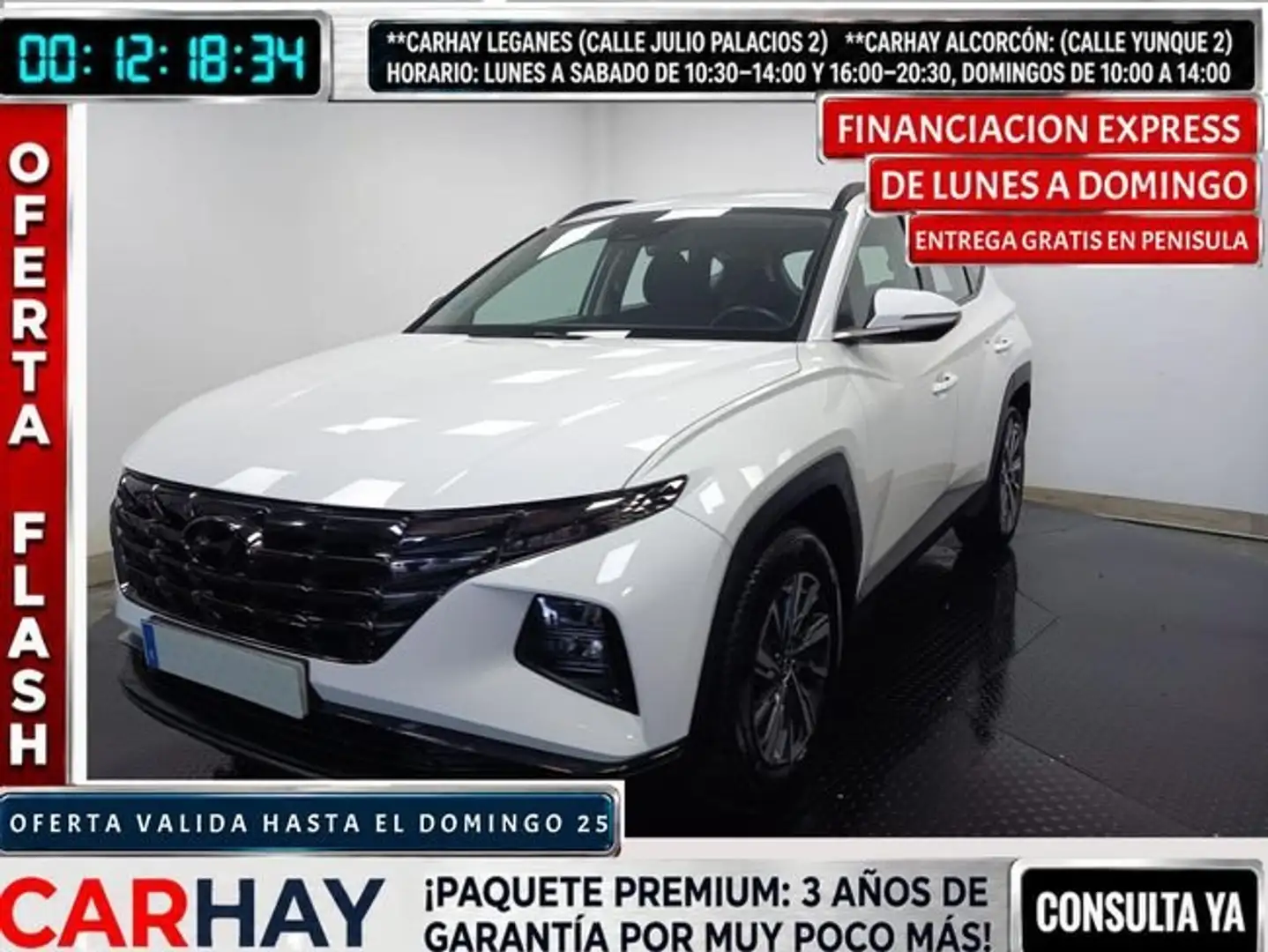 Hyundai TUCSON 1.6 TGDI 169KW (230CV) HEV MAXX AUTO Blanco - 1