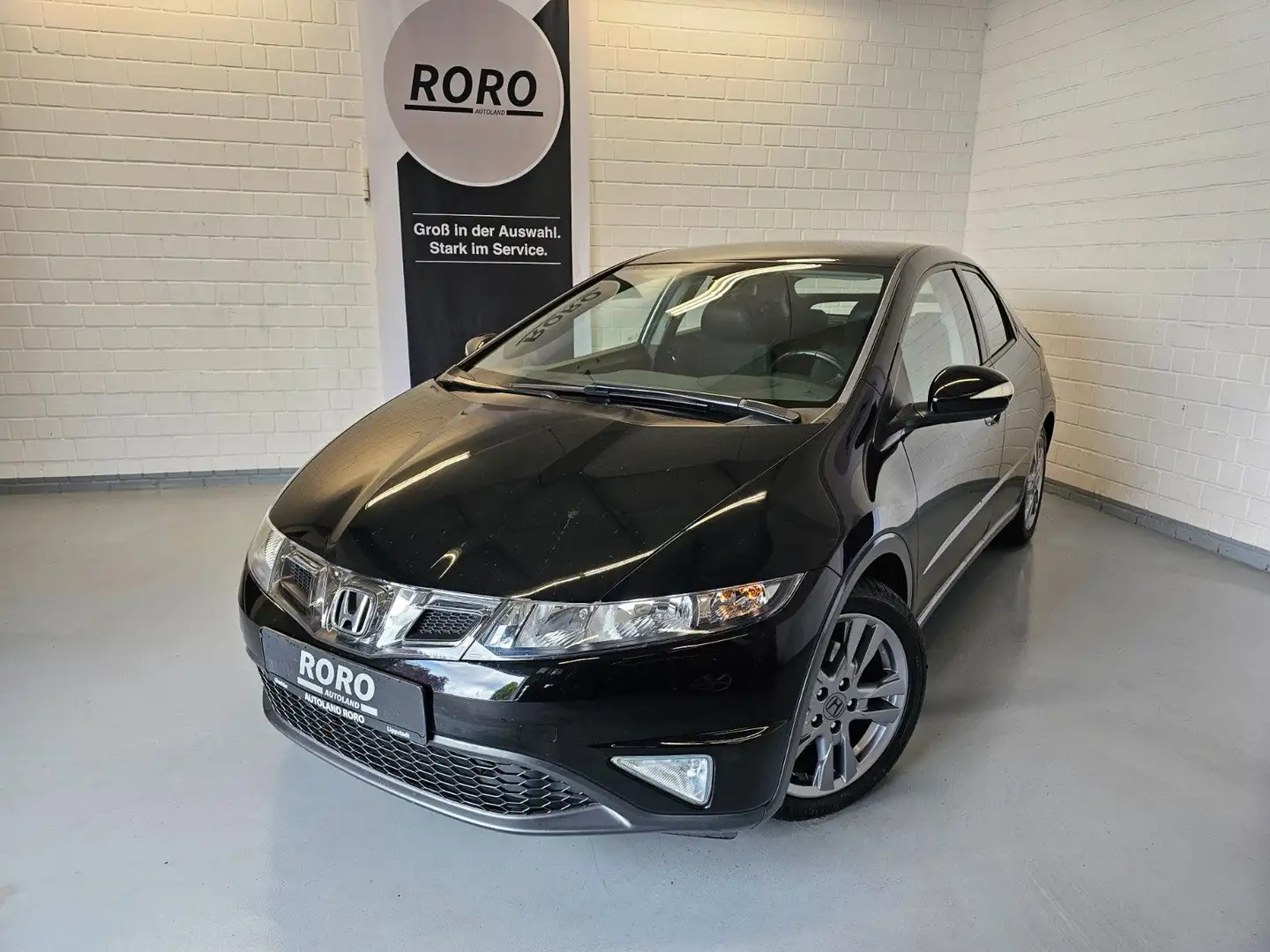 Honda Civic 1.8 Sport +TMP/LED/KLIMAAUTO/4SEASON/LMF Schwarz - 1