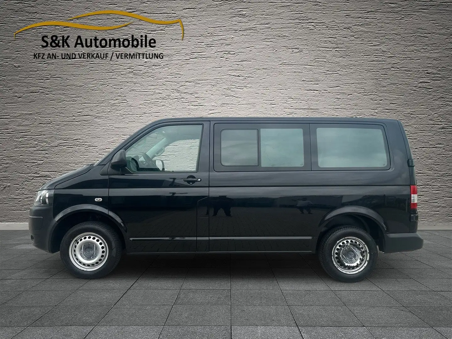 Volkswagen T5 Transporter T5.2 2.0TDI DSG/9Sitze/Scheckheft Schwarz - 2