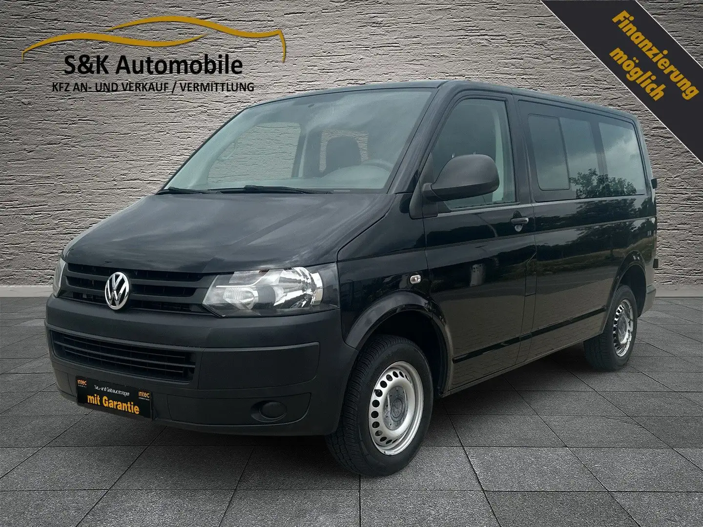 Volkswagen T5 Transporter T5.2 2.0TDI DSG/9Sitze/Scheckheft Schwarz - 1