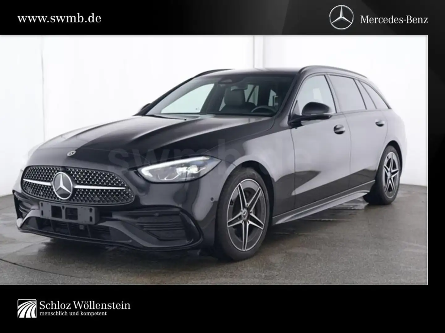 Mercedes-Benz C 220 d T 4M AMG/Sthzg/AHK/DISTRONIC/Memory/HuD Schwarz - 1