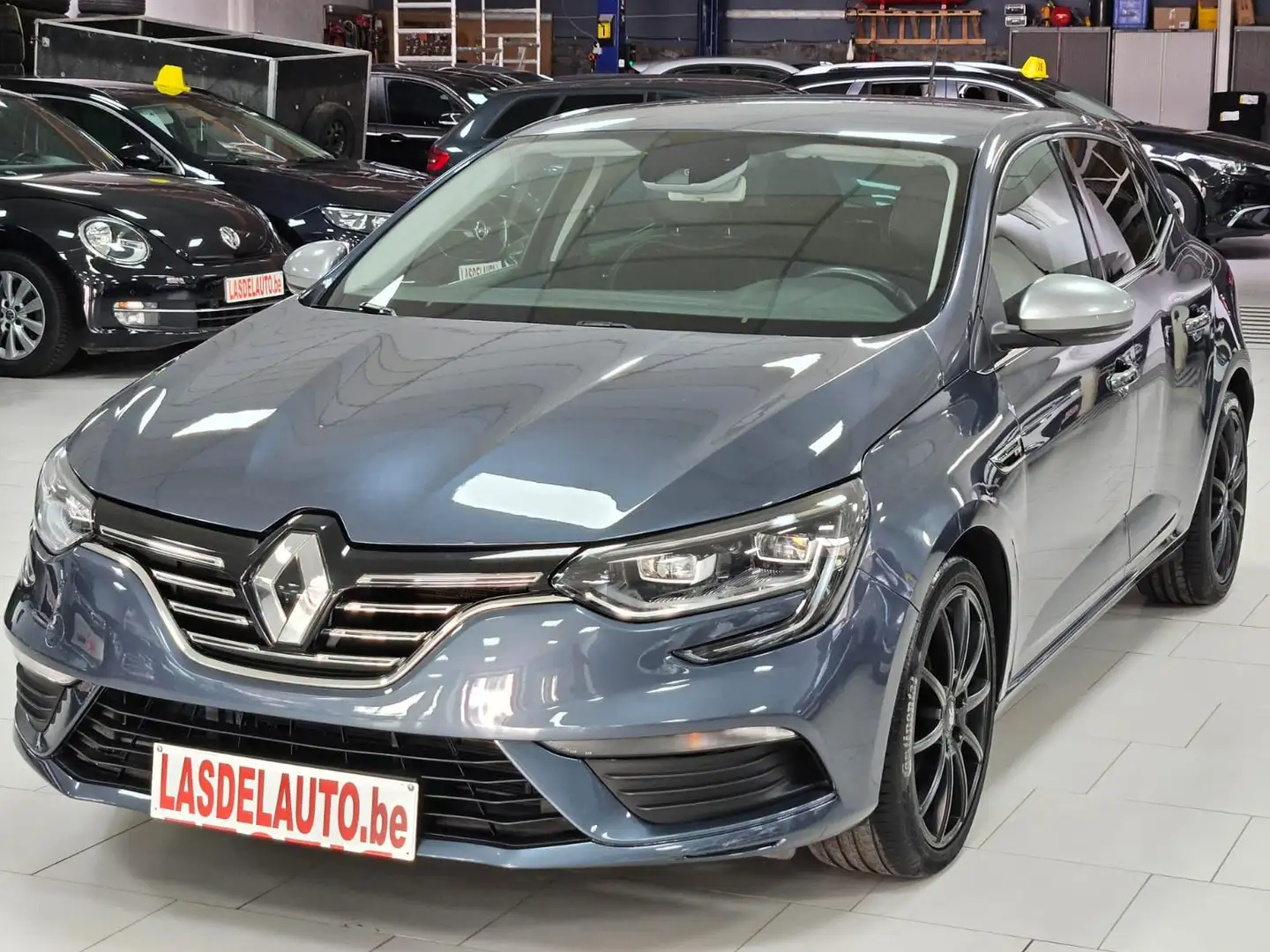 Renault Megane 1.2i GT-Line Front Assist Clim Attache Cruise Gps Azul - 1