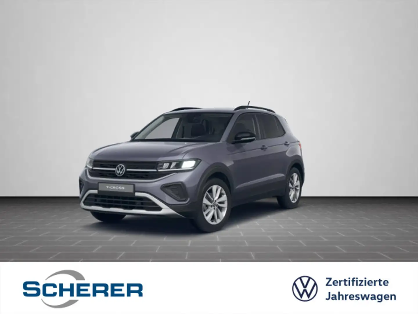 Volkswagen T-Cross 1.0 TSI Goal NAVI APP ACC PDC 17" Grau - 1