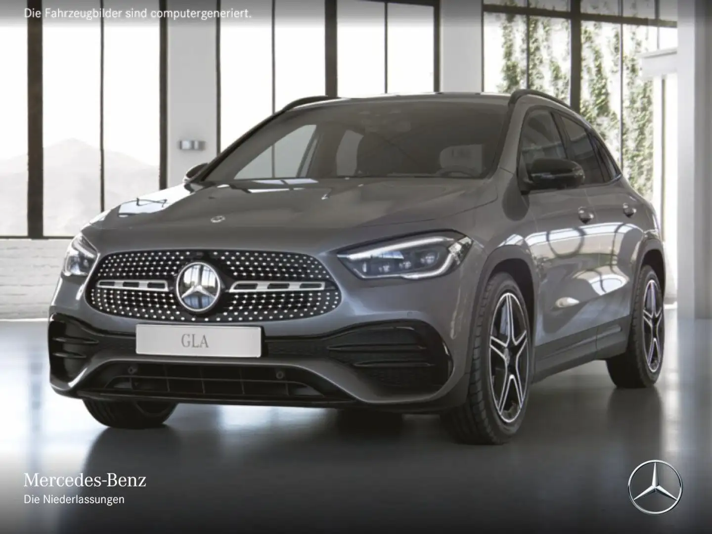 Mercedes-Benz GLA 220 d 4M AMG+NIGHT+360°+MULTIBEAM+19"+8G Gris - 2