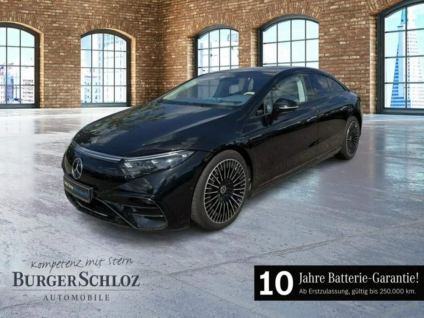 Mercedes-Benz EQS 580 4M AMG Pano Night LM ACC Akustikglas Nero - 1