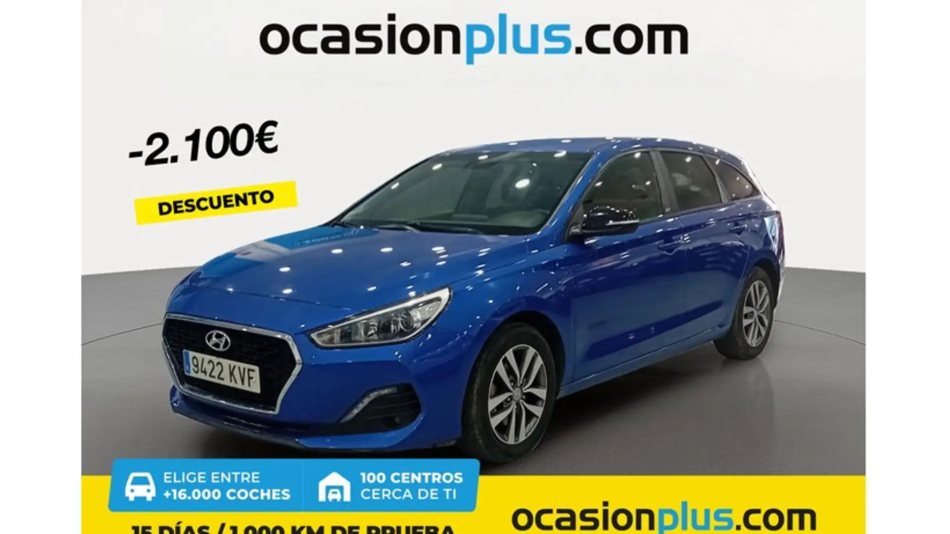 Hyundai i30 CW 1.6CRDi Go 116 Azul - 1