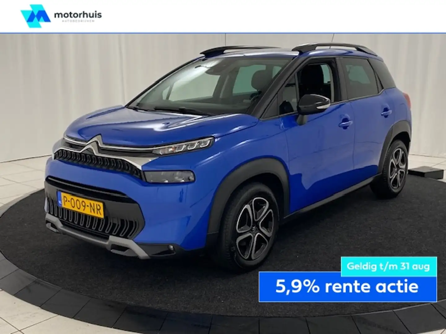 Citroen C3 Aircross 1.2 PureTech 110PK FEEL NAVI PDC TEL NAP Blauw - 1