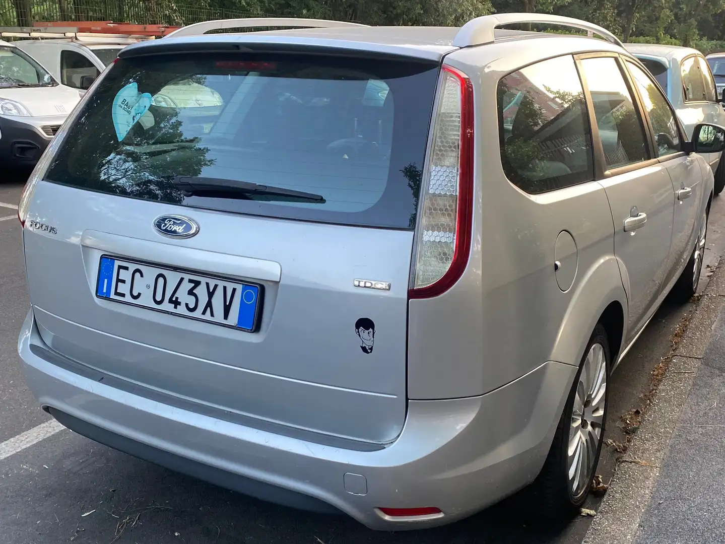 Ford Focus Focus II 2008 SW Style Wagon 1.6 tdci Titanium dpf Grigio - 2