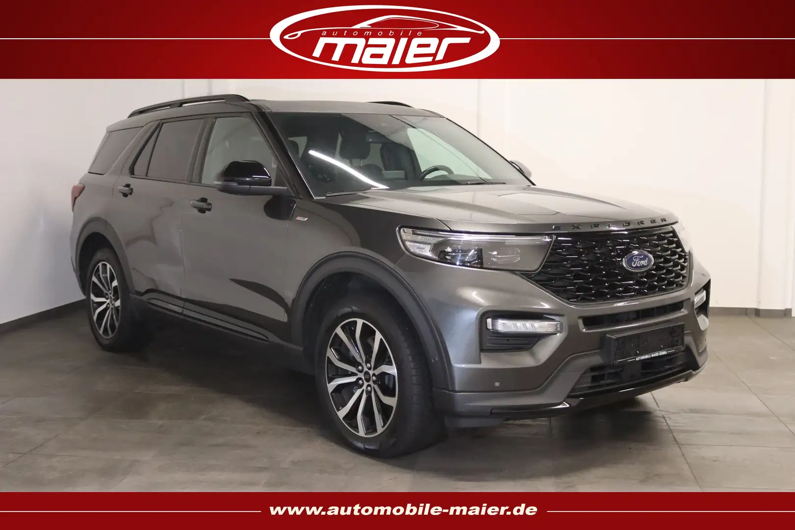 Ford Explorer Plug-in-Hybrid 4x4 ST-Line-7Si-Pano-AHK Gris - 1