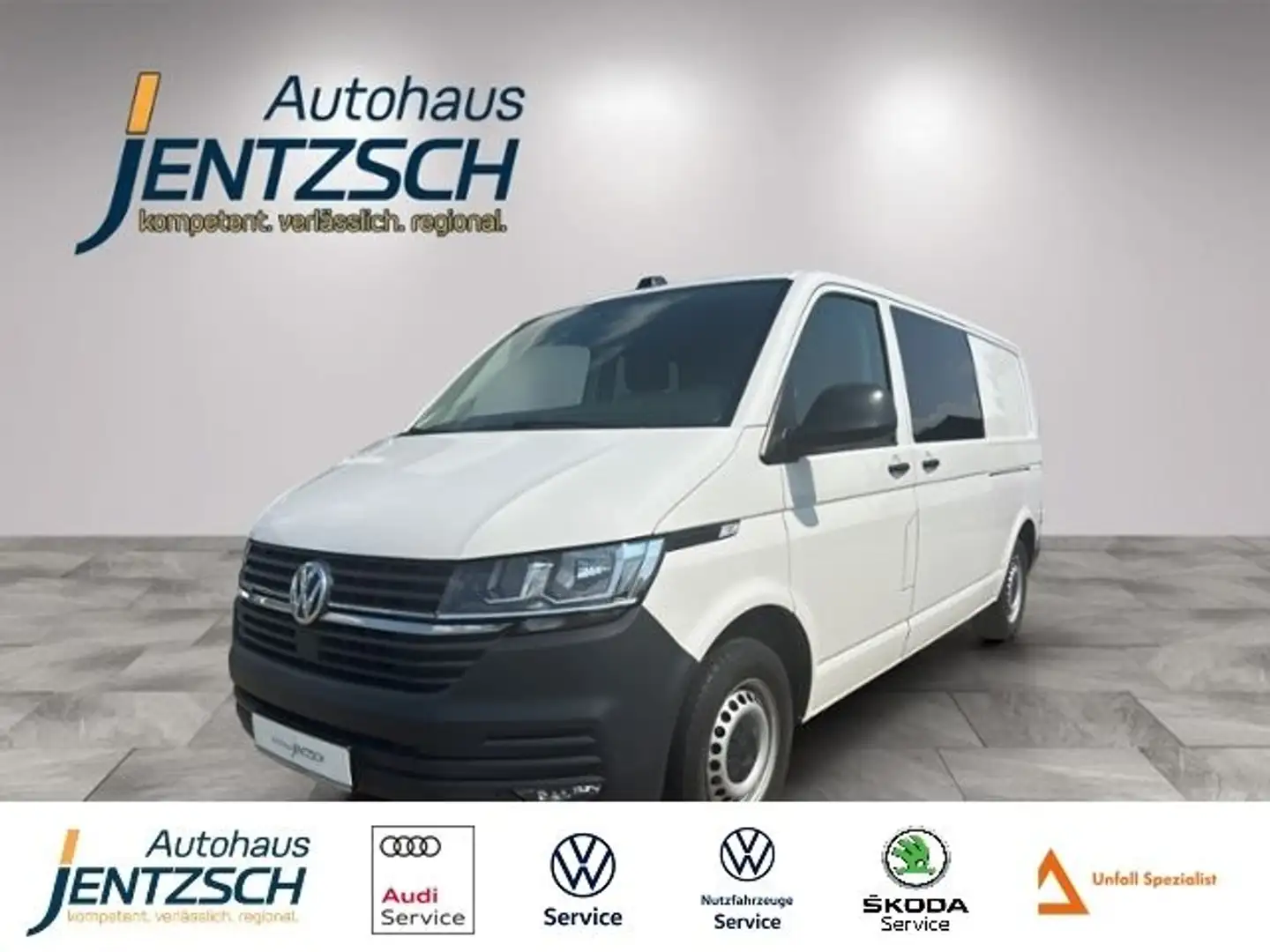 Volkswagen T6 Kombi T6.1 Transporter Kombi lang 4MOTION 6-Sitze Weiß - 1