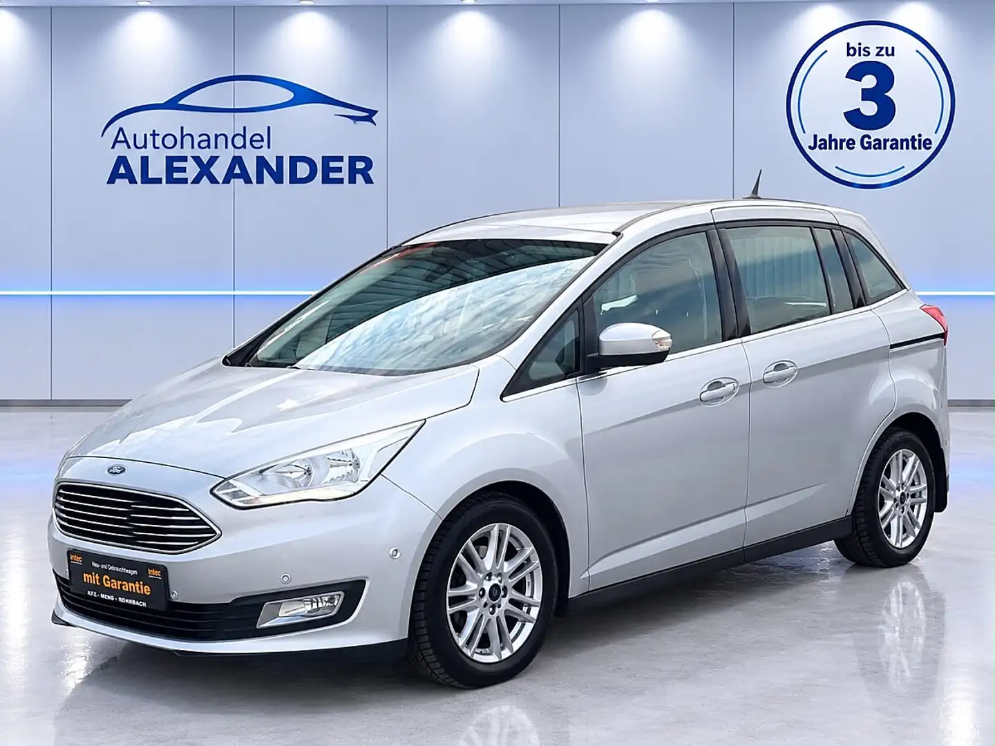 Ford Grand C-Max Grand C-MAX Titanium 1,5 EcoBoost Aut. 1.Besitz Grau - 2