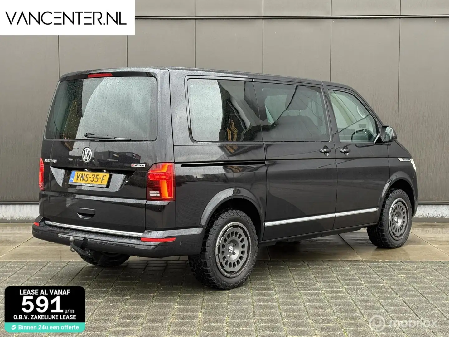 Volkswagen T6.1 Multivan 2.0 TDI 199PK DSG 4Motion Highline 4x4 Schwarz - 2