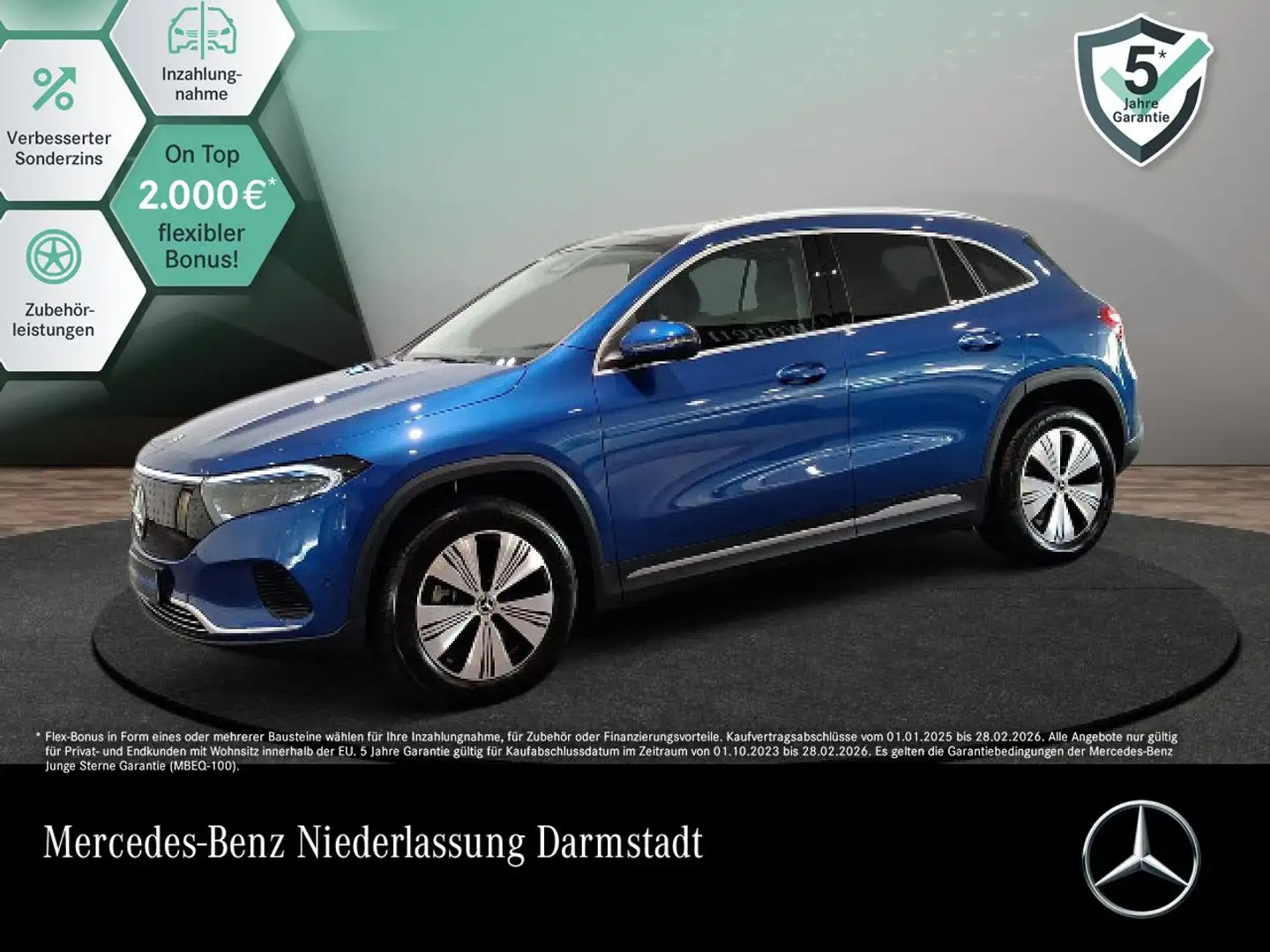 Mercedes-Benz EQA 300 4M PROG+ADVANCED+PANO+KAMERA+SPUR Azul - 1