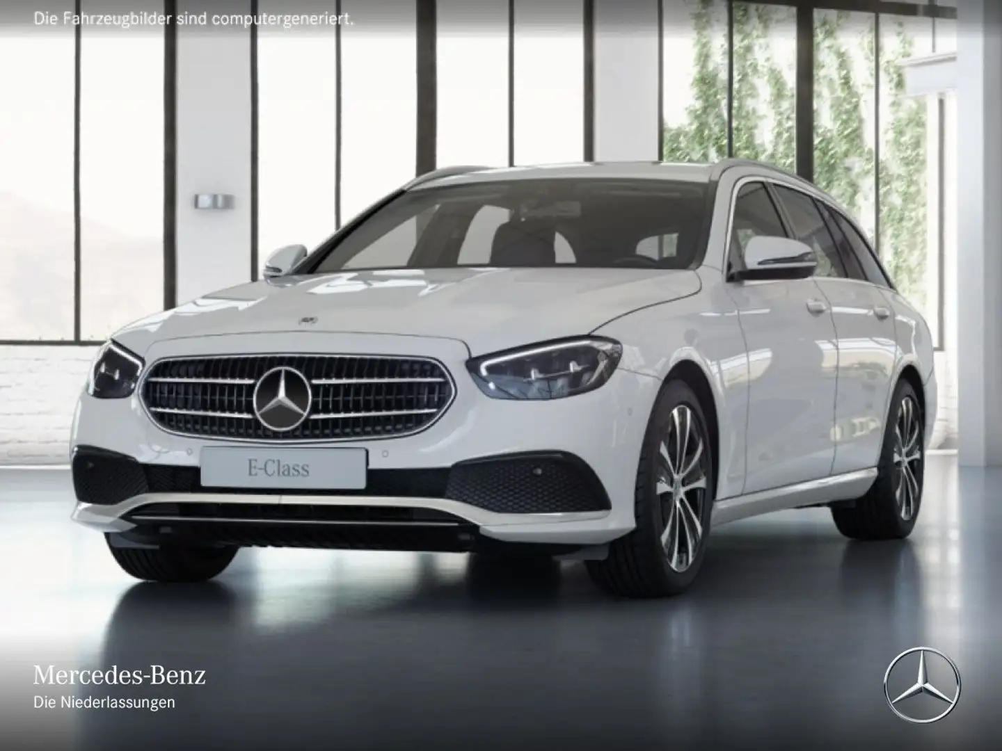 Mercedes-Benz E 300 e T AVANTG+AHK+LED+KAMERA+TOTW+KEYLESS+9G Weiß - 2