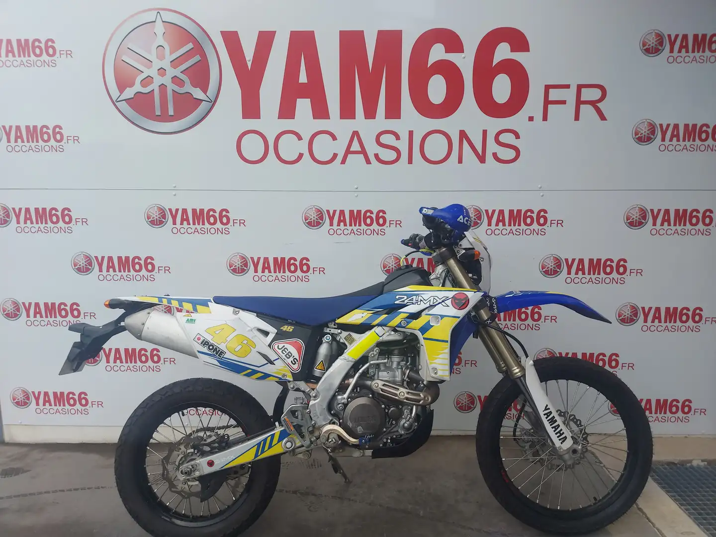 Yamaha WR 450 Bleu - 1