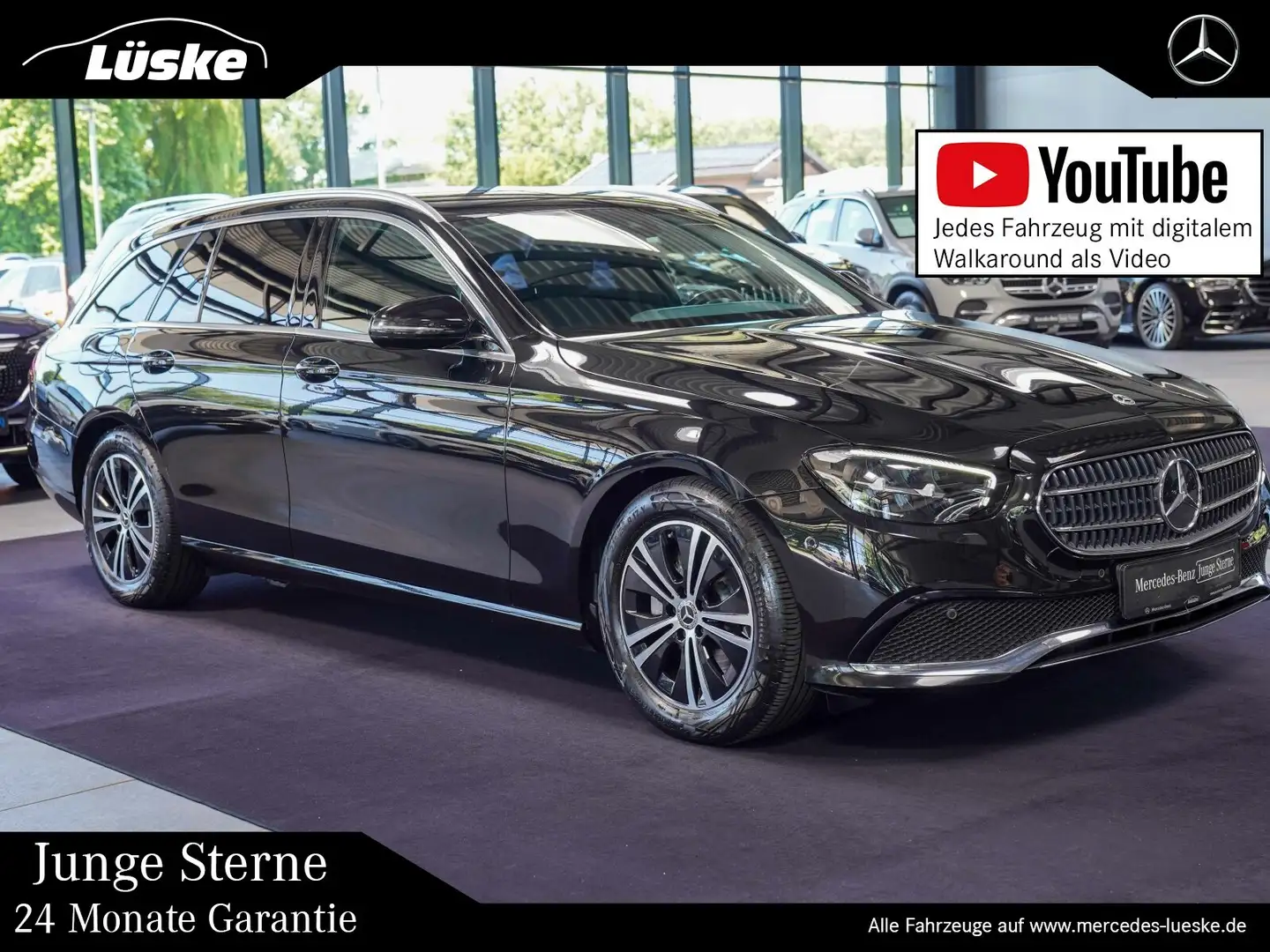 Mercedes-Benz E 200 E 200 T AVANTGARDE Burmester DAB Rückfahrkamera crna - 1