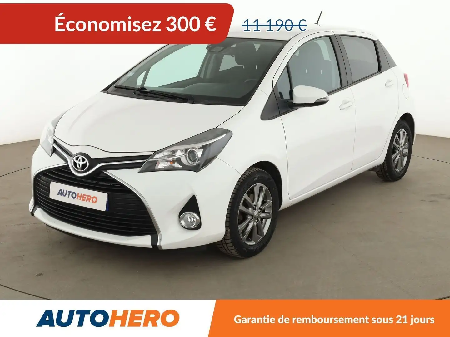 Toyota Yaris 1.0 VVT-i Dynamic Blanc - 1