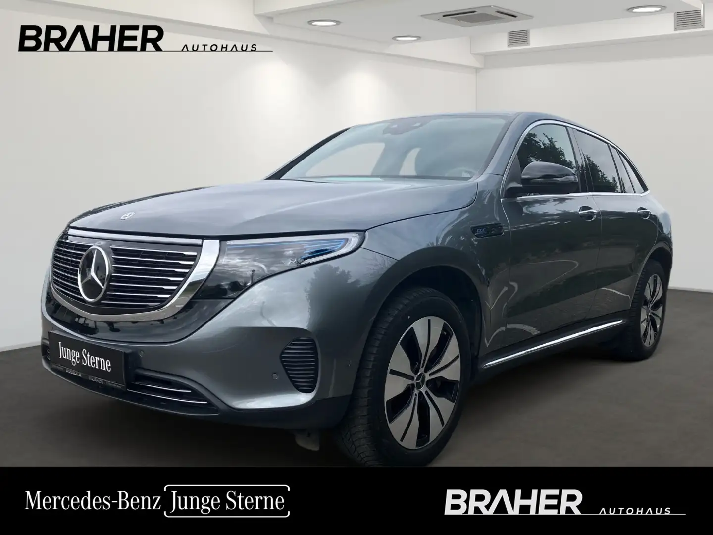Mercedes-Benz EQC 400 4MATIC SHD Distr Mbeam MBUX RKam Gris - 1