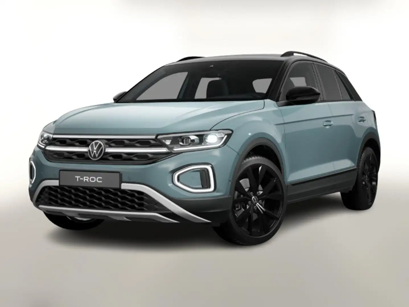 Volkswagen T-Roc Style 1.5 TSI DSG BlackP Matrix Nav IQ 19Z 110 ... Blau - 1