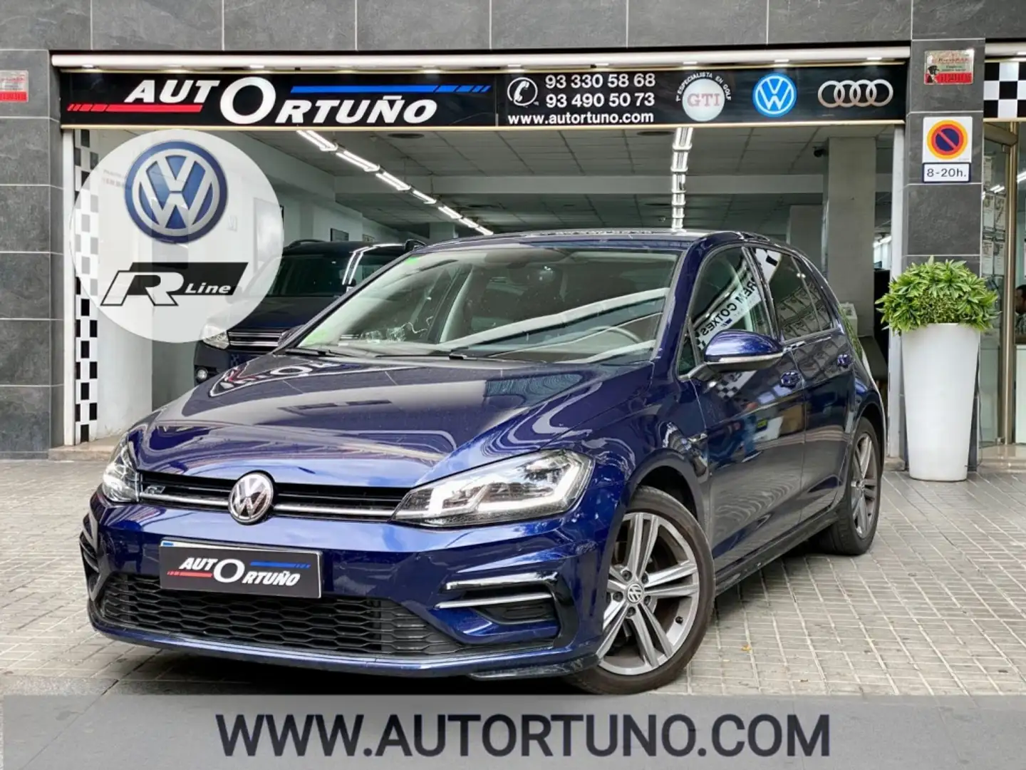 Volkswagen Golf 1.6TDI R-Line DSG7 85kW Bleu - 1