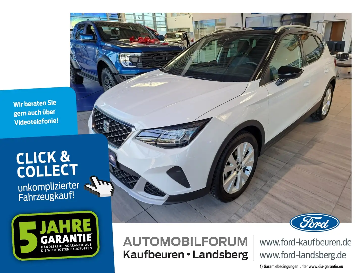SEAT Arona 1.0 TSI Xperience ACC Navi LED KeyLess PDC Bianco - 1