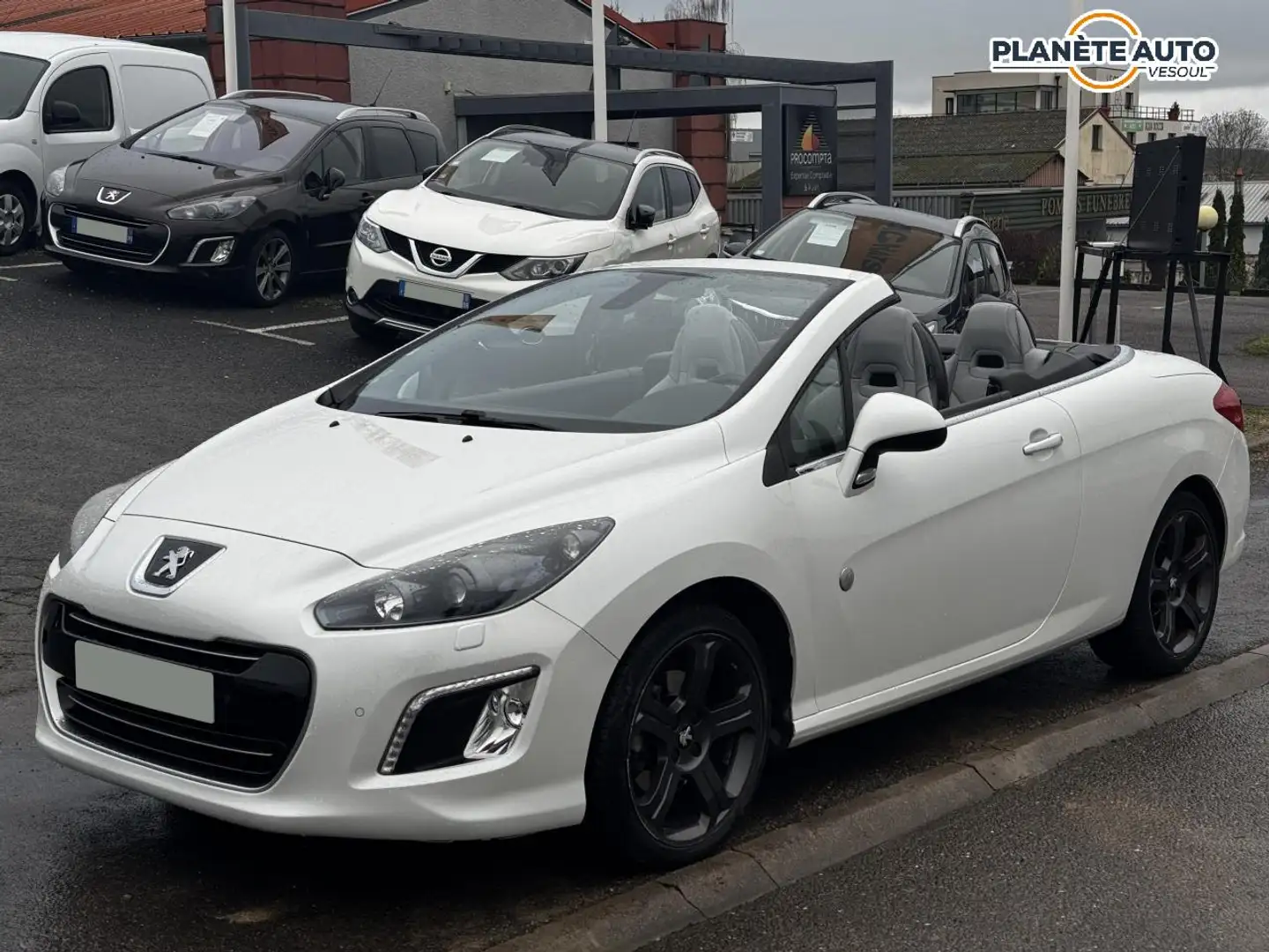 Peugeot 308 2.0 HDi 16V FAP - 163 -COUPE CABRIOLET Roland Garros Wit - 1