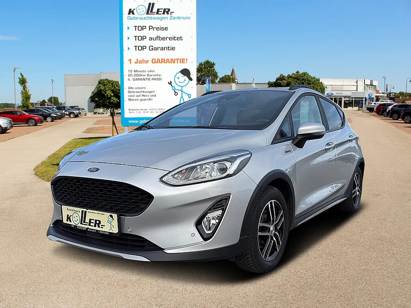 Ford Fiesta Active 1,0 EcoBoost Start/Stop Aut. Grau - 1