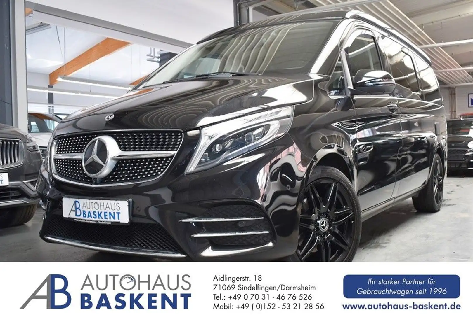 Mercedes-Benz V 300 d 4MATIC LANG AMG LINE*MARCO POLO*KÜCHE* Negro - 1