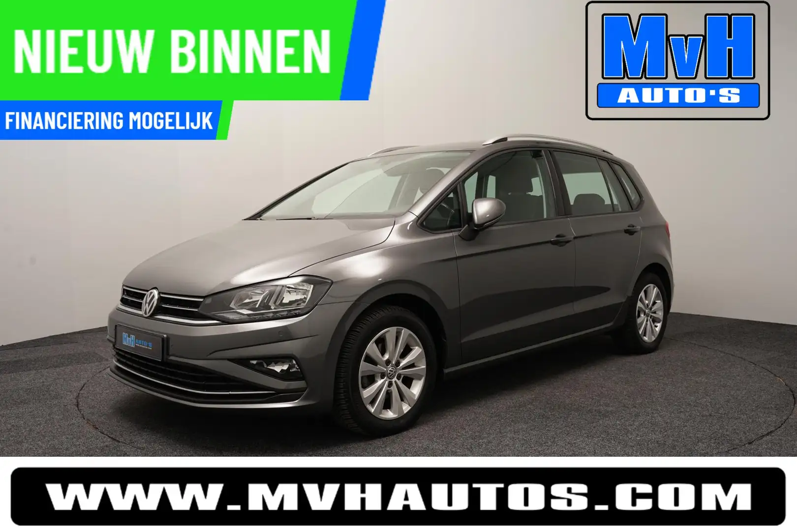 Volkswagen Golf Sportsvan 1.0 TSI Comfortline|TREKH|NAVI|PDC Grijs - 1