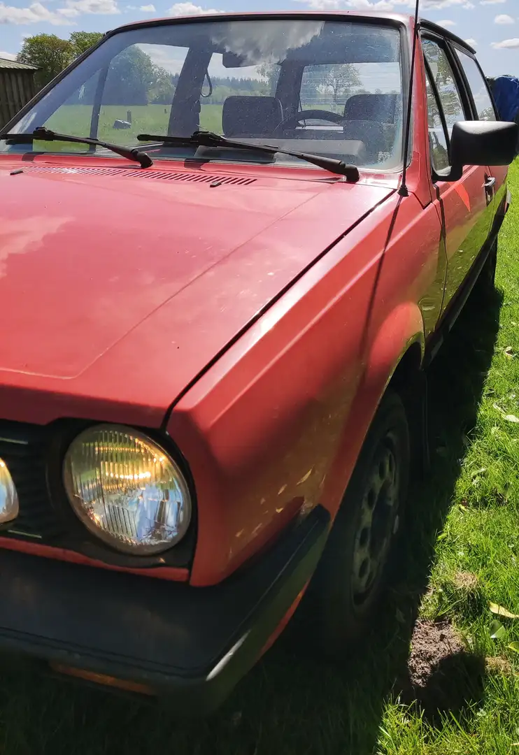 Volkswagen Polo 1.0 Steilheck (86C, Oldtimer) Червоний - 2