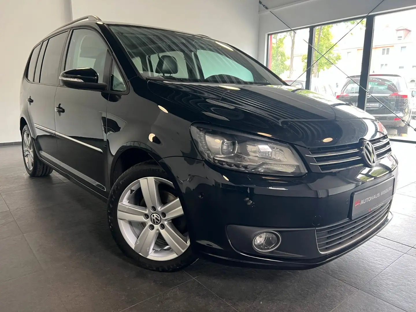 Volkswagen Touran Highline/Ahk+1-Hand+Leder+Pano+Navi+Xenon Schwarz - 2