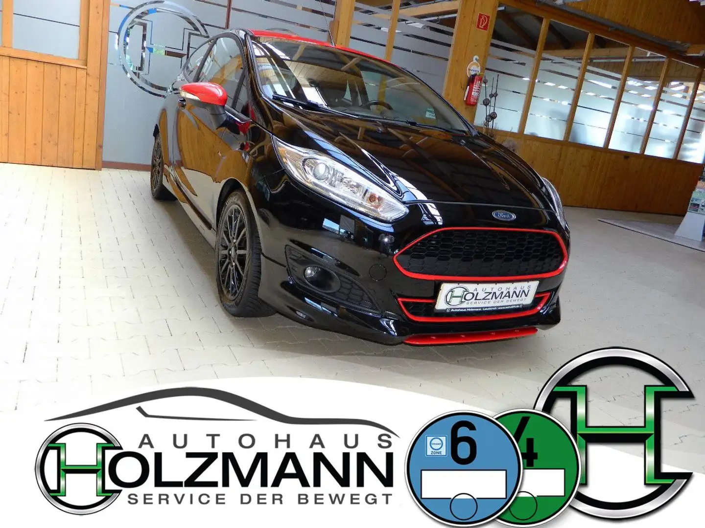 Ford Fiesta 1.0l EcoBoost Sport ST-line/Sync/Eu6/1Hd Noir - 2