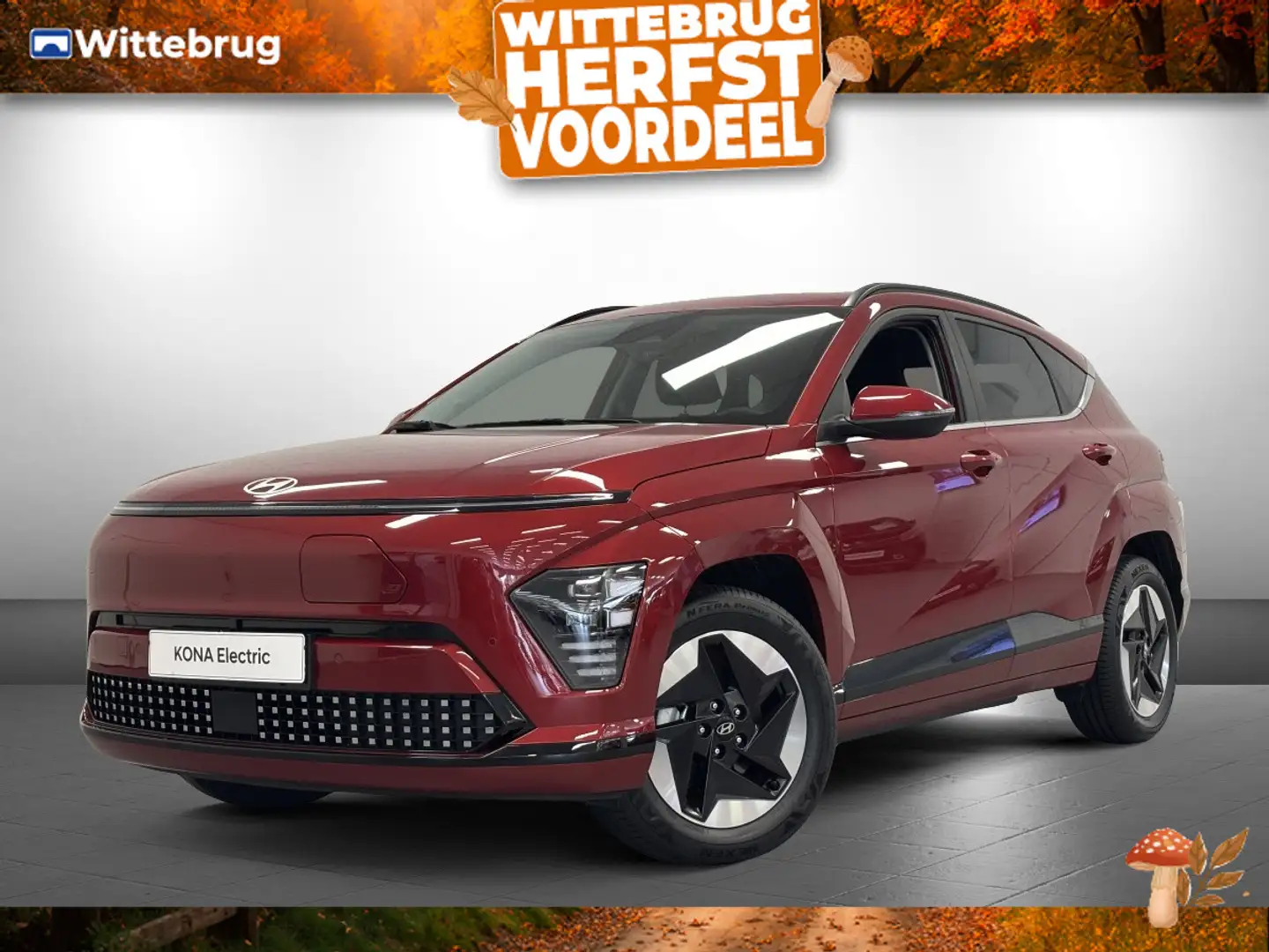 Hyundai KONA Electric Comfort Smart 65.4 kWh Zwart Dak, Volledi Rot - 1