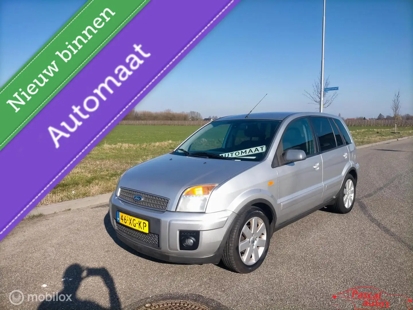 Ford Fusion 1.6-16V Ghia NAP Automaat hoge instap Gris - 1
