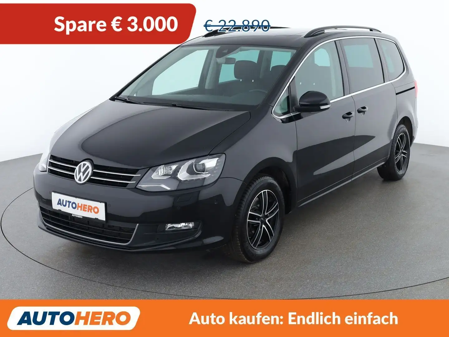 Volkswagen Sharan 2.0 TDI Comfortline BlueMotion Schwarz - 1