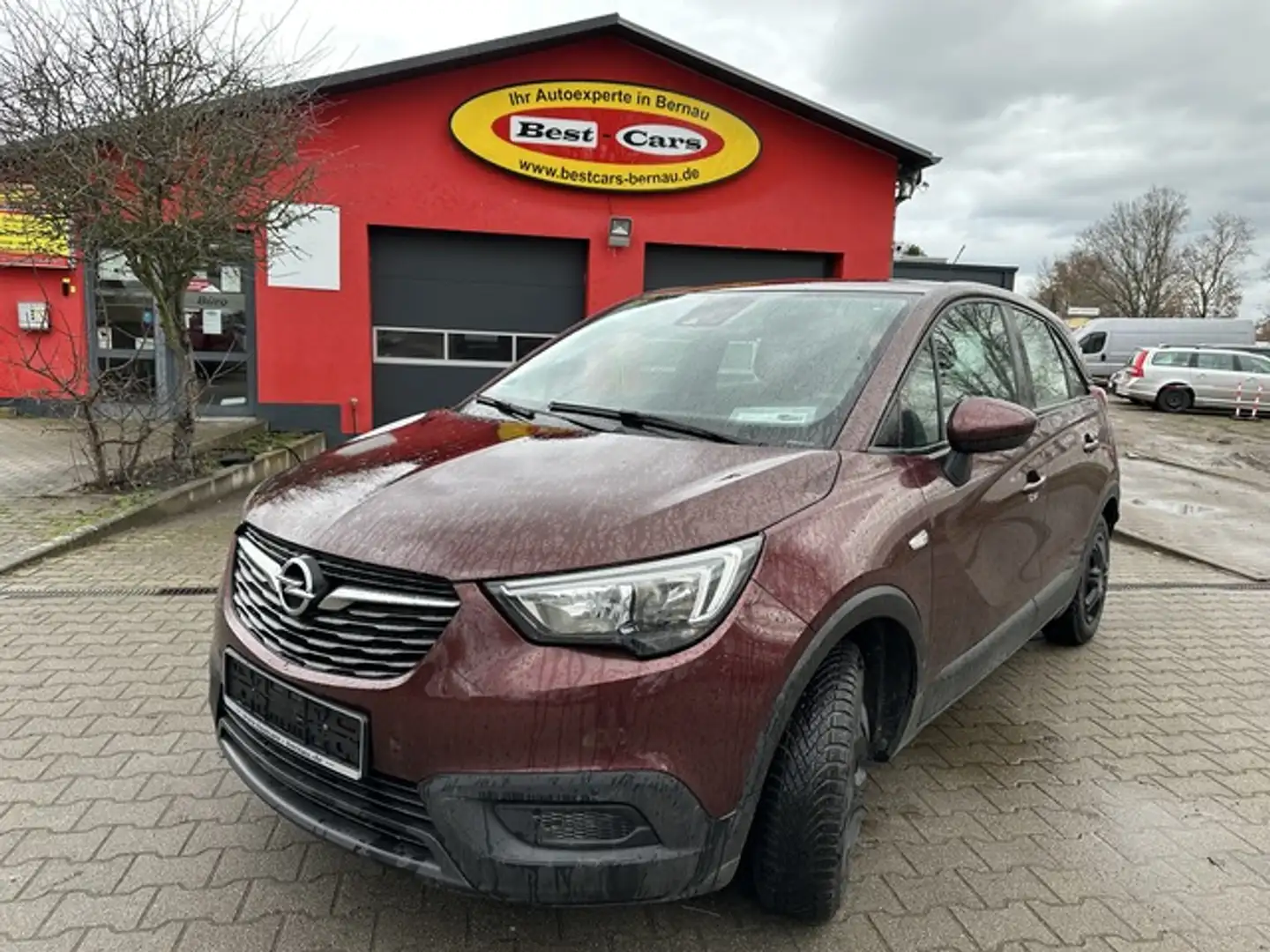 Opel Crossland X 1.2 Turbo SCHECKHEFT*PDC*KLIMA*SHZ Zahnriemen gewe Rood - 1