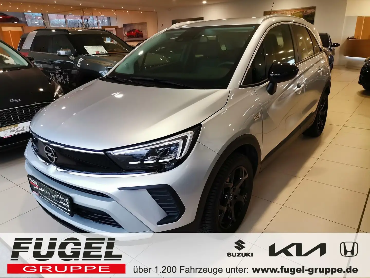 Opel Crossland 1.2 DI AT Turbo Elegance LED|SHZ|NAVI Grau - 1