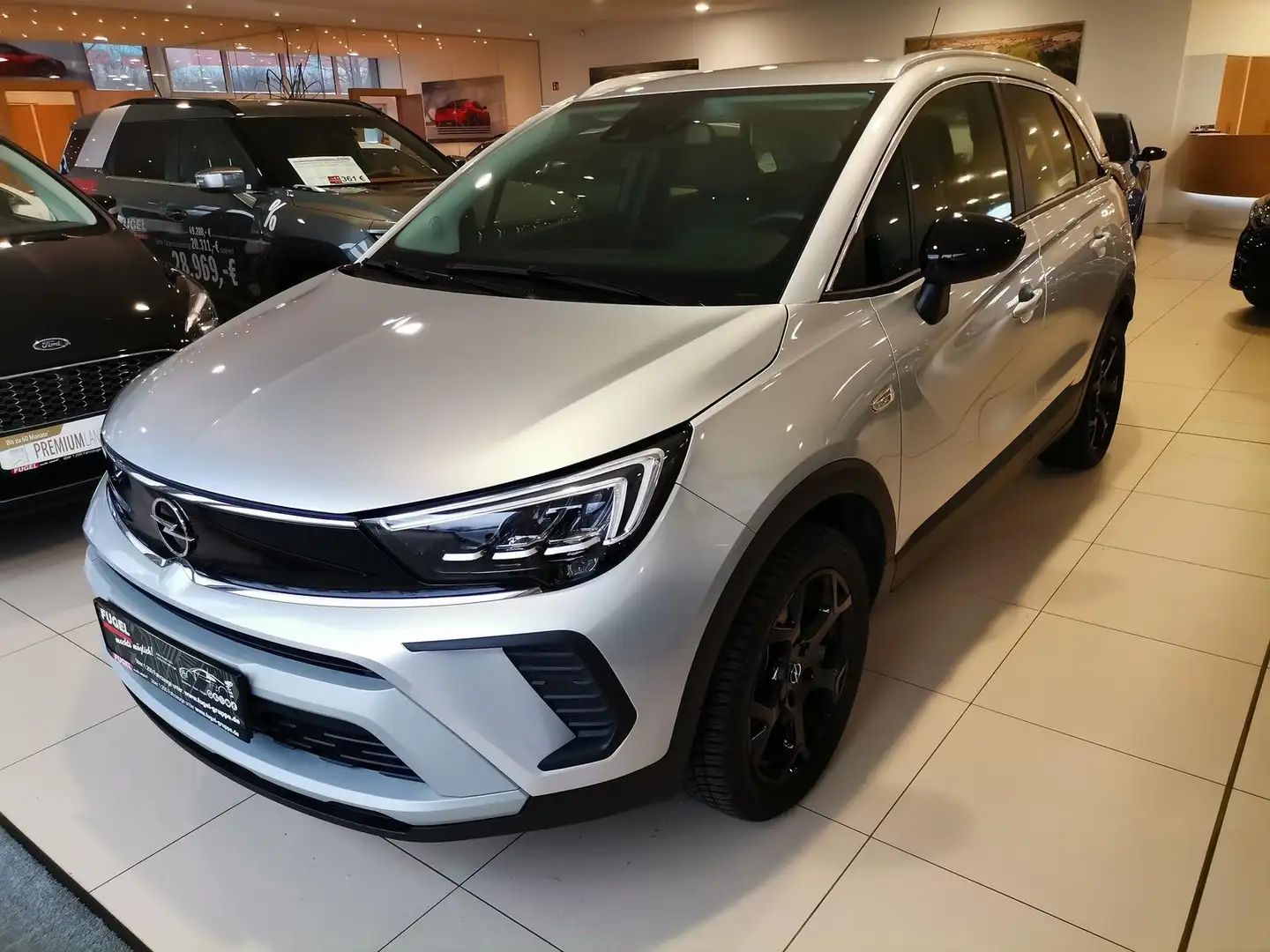 Opel Crossland 1.2 DI AT Turbo Elegance LED|SHZ|NAVI Grau - 2