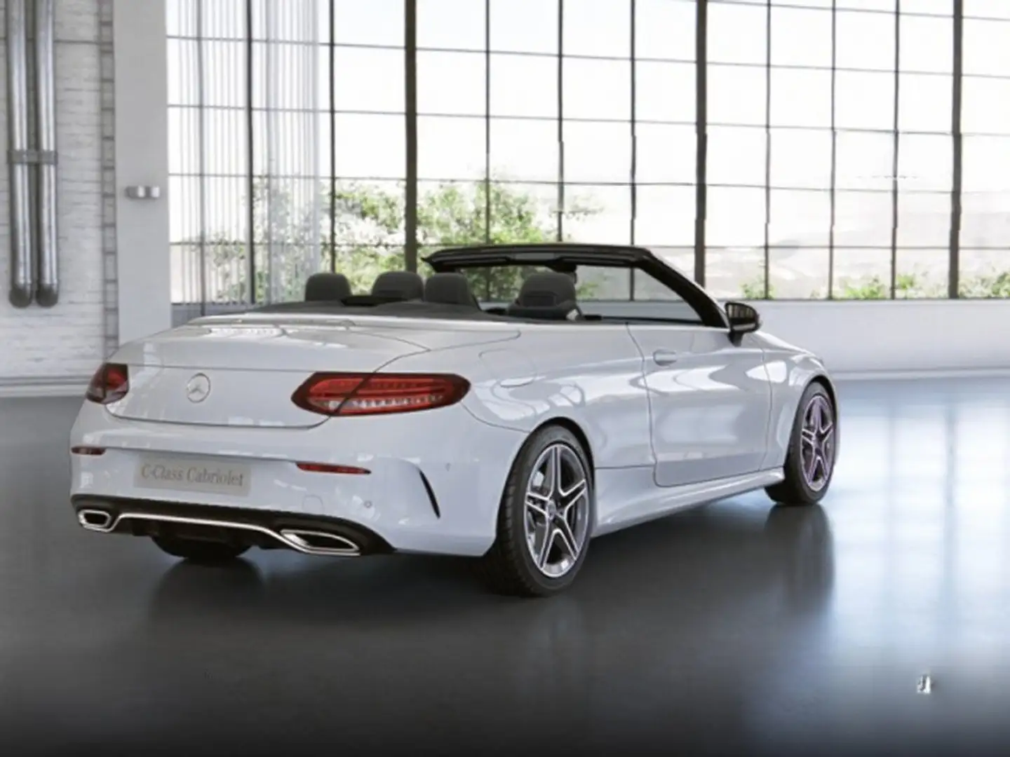 Mercedes-Benz C 180 C-Klasse Cabrio Cabrio AMG Line Blanco - 1