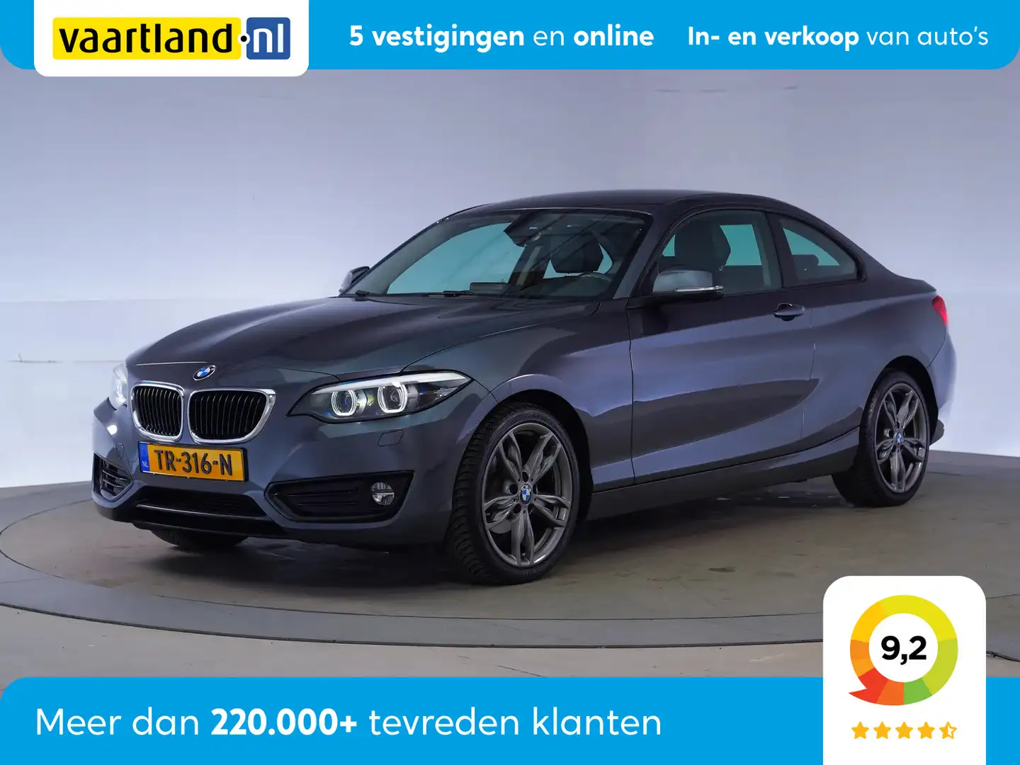 BMW 218 2-serie 218Ii High Executive [ Automaat Leer cruis Grijs - 1