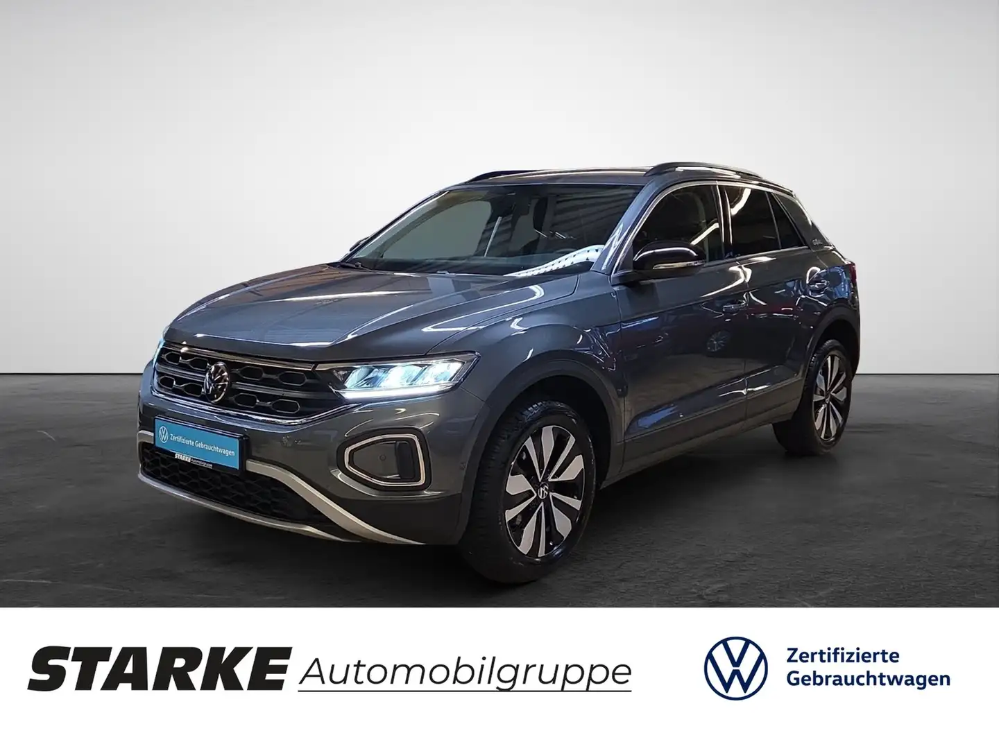 Volkswagen T-Roc 1.0 TSI Goal LED Navi Digital Cockpit ACC Sitzheiz Grau - 1