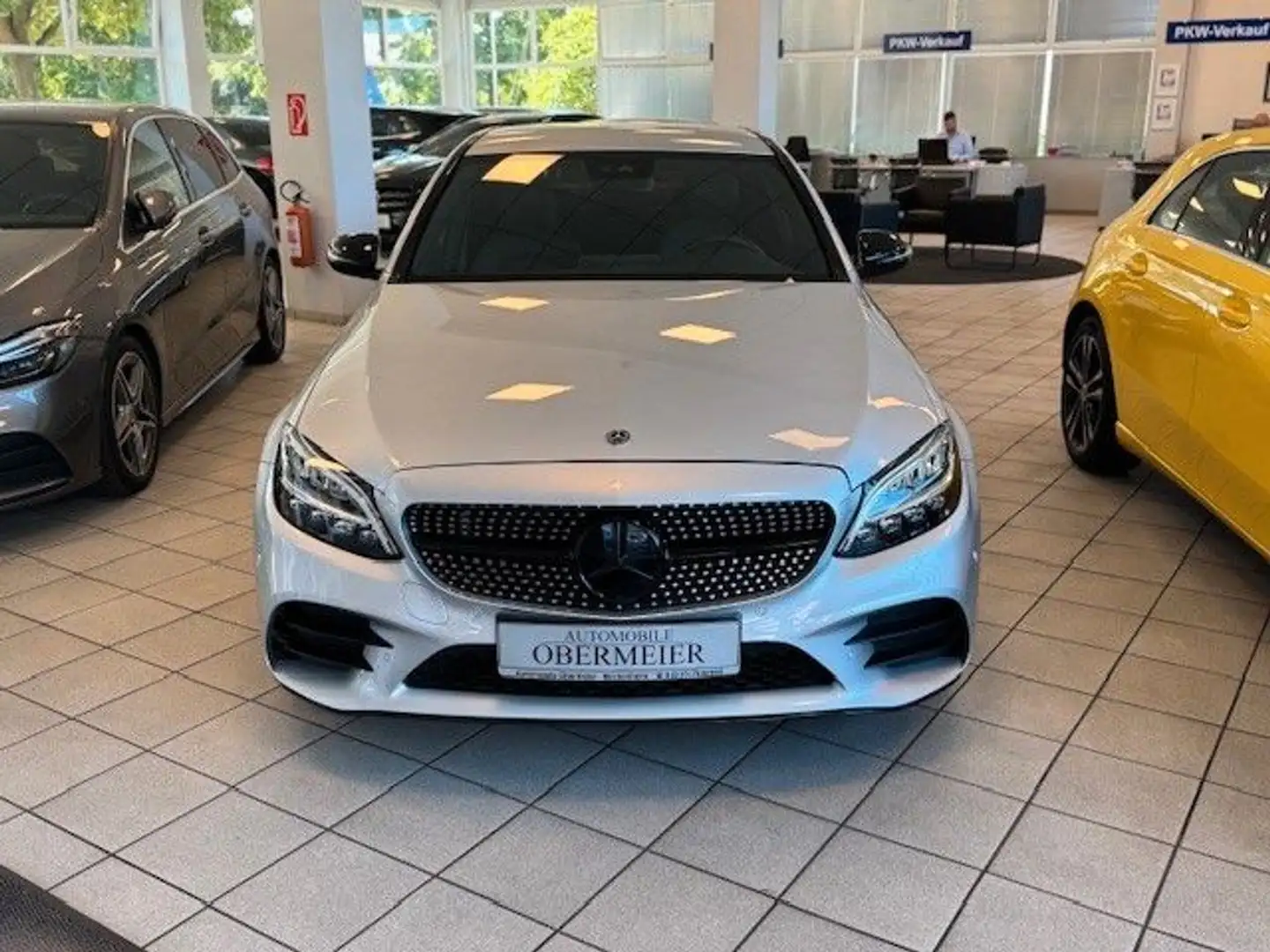 Mercedes-Benz C 200 AMG/Night 9G-Tr. LED RFK Ambiente CarPlay Argent - 2