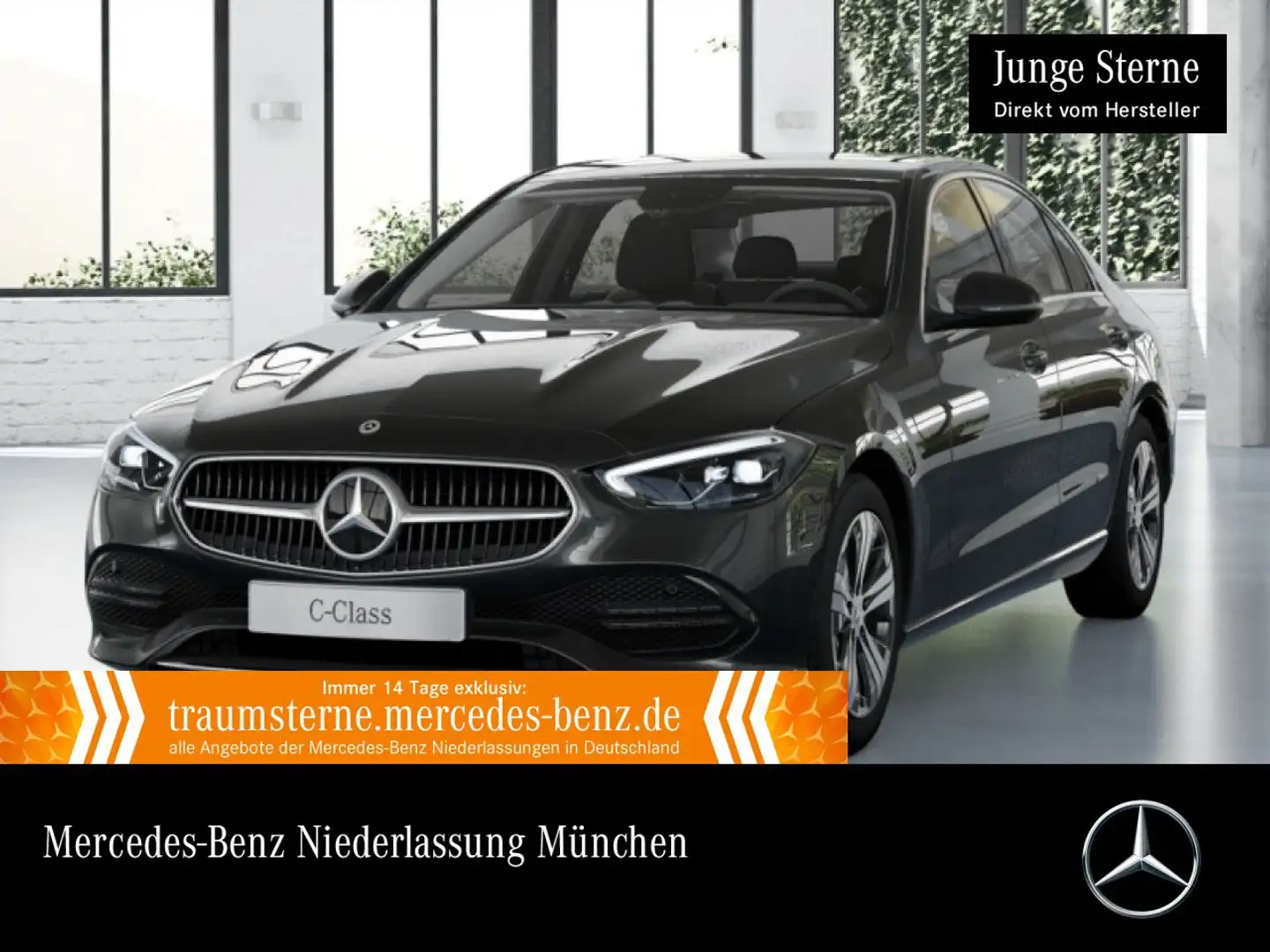 Mercedes-Benz C 180 AVANTG+LED+KAMERA+TOTW+KEYLESS+9G Grau - 1