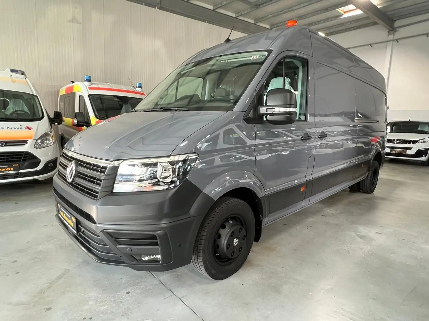 Volkswagen Crafter 50 MAXI RWD*KLIMA*AHK3.5T*RCAM*REGAL*3.5 Gris - 2