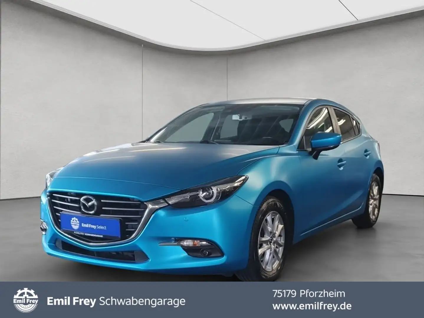 Mazda 3 SKYACTIV-G 120 Exclusive-Line Bleu - 1