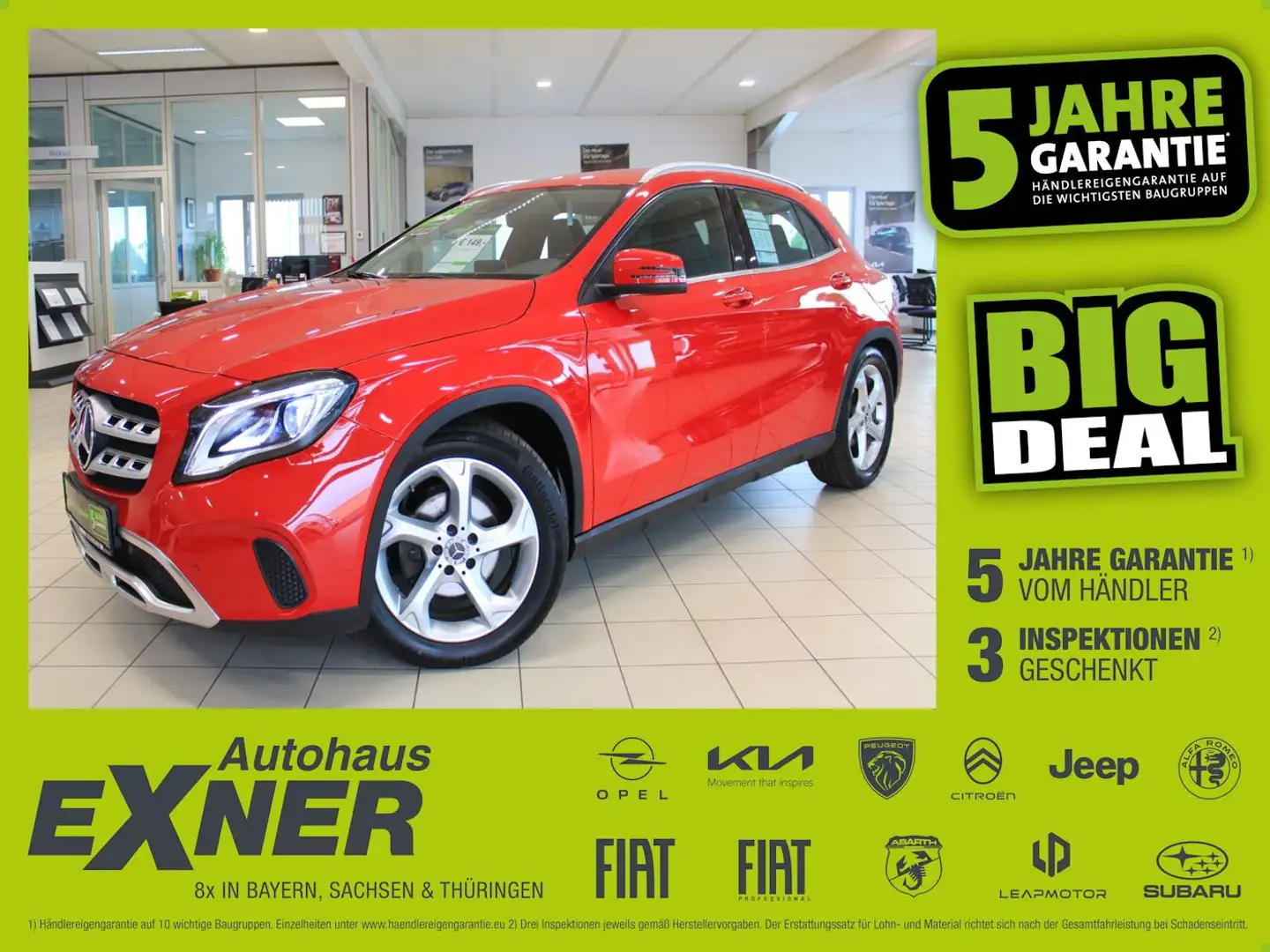 Mercedes-Benz GLA 220 d URBAN LED+Navi+SHZ+Standh.+Winterp.+LM Rot - 1