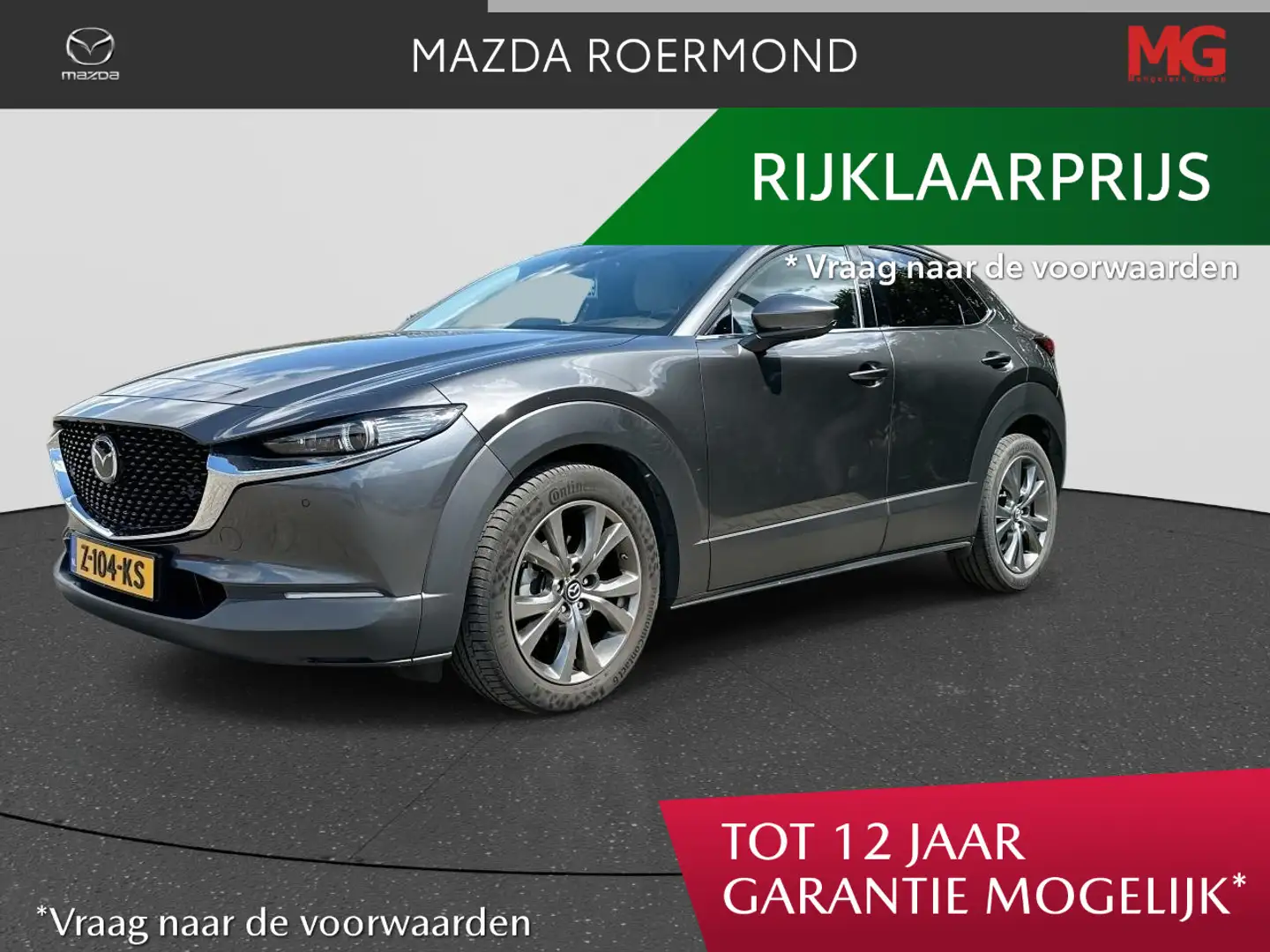 Mazda CX-30 2.0 e-SkyActiv-X M Hybrid Luxury / Afneembare Trek Grijs - 1