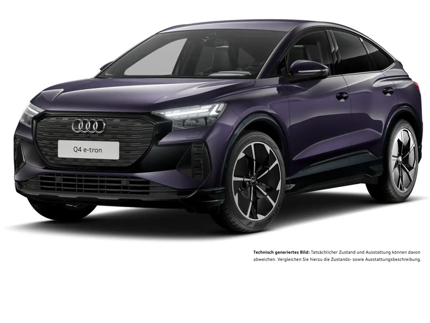 Audi Q4 e-tron Sportback 45 quattro S LINE AHK LM21 Violett - 2