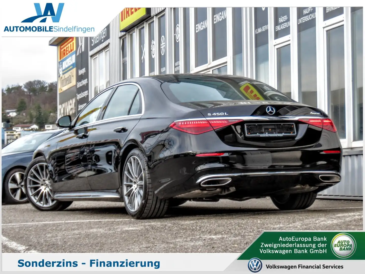 Mercedes-Benz S 450 Limousine Lang 4Matic LEDER PANO AMG-LINE Negro - 2